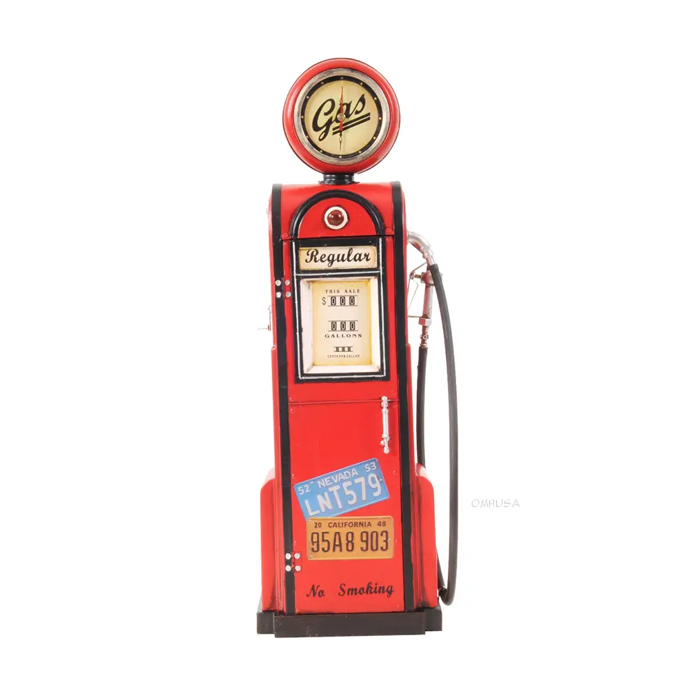 AJ012 Gas Pump W/Clock 1:4 AJ012 GAS PUMP WCLOCK 14 L01.WEBP